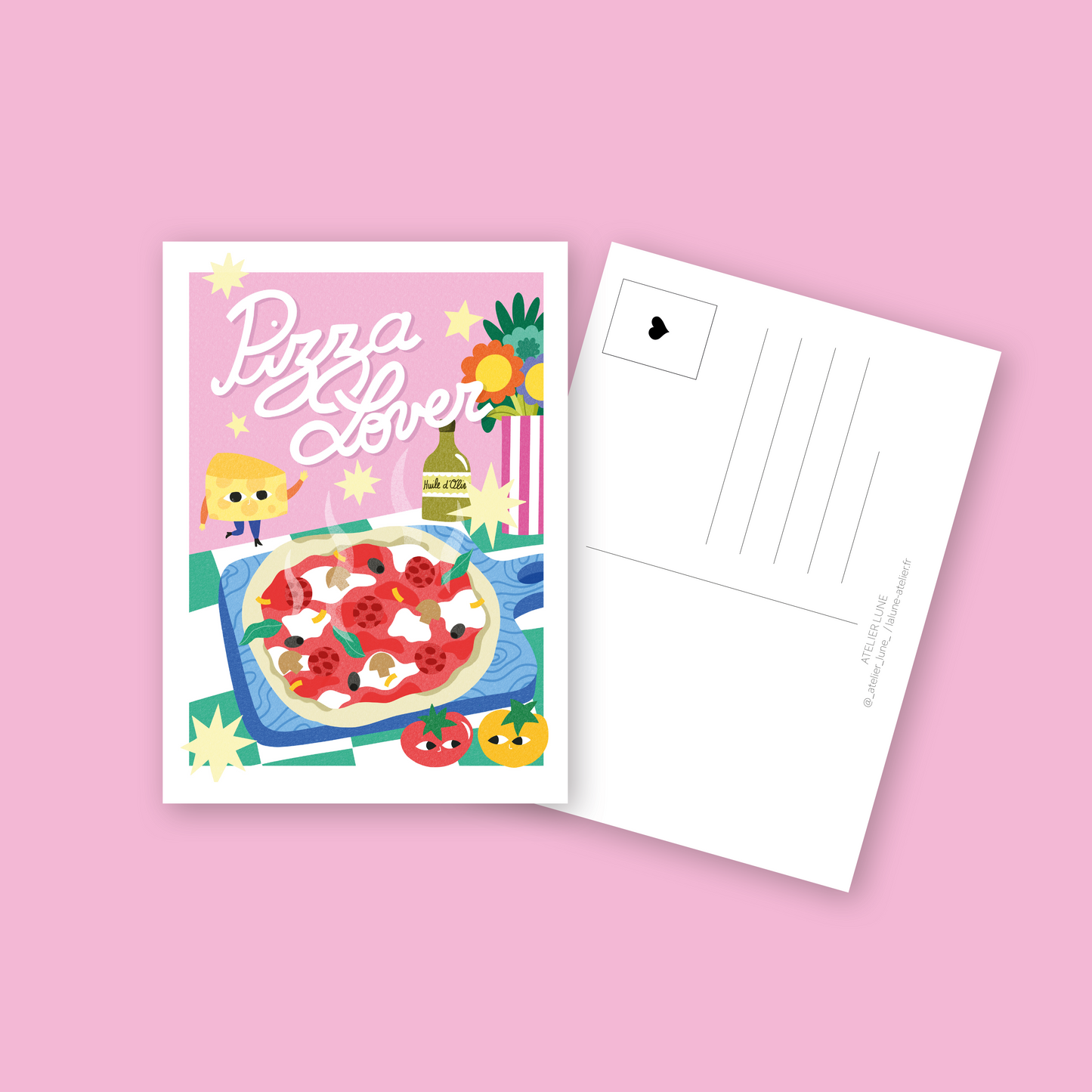 Carte Postale "Pizza Lover"